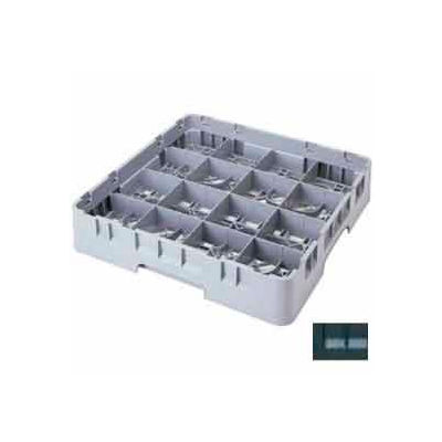 Cambro 16S1214110 - Camrack Glass Rack 16 Compartments 12-5/8" Max. Height Black NSF - Pkg Qty 2