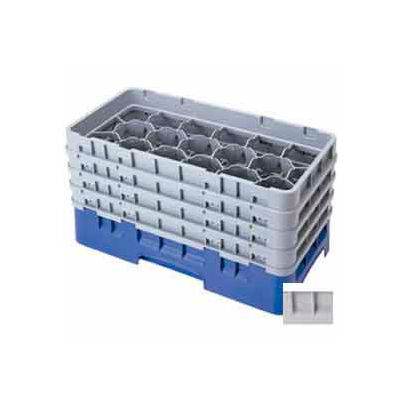 Cambro 17HS1114151 - Camrack Glass Rack 17 Compartments 11-3/4" Max. Height Soft Gray NSF - Pkg Qty 2