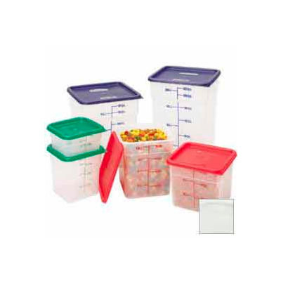 Cambro 18SFSPP190 - Square Food Container Handles, 18 Qt., 11-1/4x12-1/4x12-5/8, Translucent - Pkg Qty 6