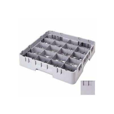 Cambro 20C258151 - Camrack Cup Rack, Full, 19-3/4x19-3/4x4, 20 Comp, 4-3/8x3-1/2, 2-5/8 Ht., Gray - Pkg Qty 6