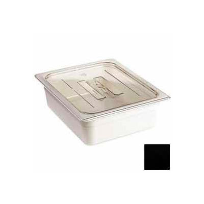 Cambro 20CWCH110 - Camwear Food Pan Cover, 1/2 Size, With Handle, Polycarbonate, Black, NSF - Pkg Qty 6