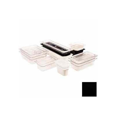 Cambro 24LPCW110 - Camwear Food Pan, 1/2 Size Long, 4" Deep, Polycarbonate, Black, NSF - Pkg Qty 6