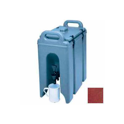 Cambro 250LCD402 - Camtainer Beverage Carrier, Insulated, 2-1/2 Gal., 16-1/2x9x18-3/8, Brick Red