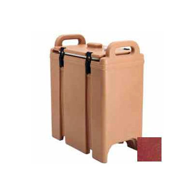 Cambro 350LCD402 - Camtainer Soup Carrier, Insulated, 3-3/8 Gal., 16-1/2x9x18-3/8, Brick Red
