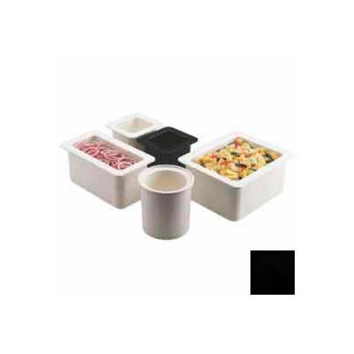 Cambro 66CF110 - ColdFest Food Pan, 1/6 Size, 6" Deep, Stackable, Black