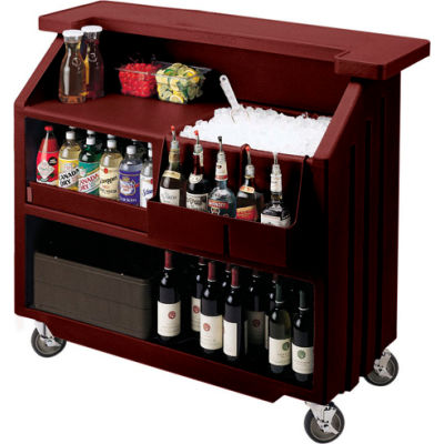 Cambro BAR540131 - Small Size, Bottle Service, Standard Decor, Dark Brown