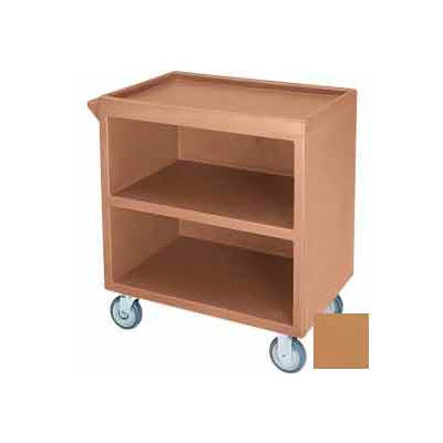 Cambro BC3304S157 - Bus Cart 330 5" Casters (4 Swivel 1 with Brake) Coffee Beige