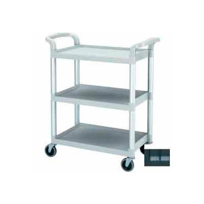 Cambro BC331KD110 - Bus Cart, 3 Shelves, 4" Casters, Black