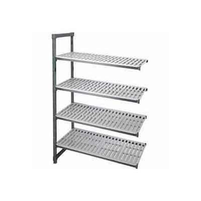 Camshelving Add-On Unit, 18"W x 36"L x 72"H, Brushed Graphite