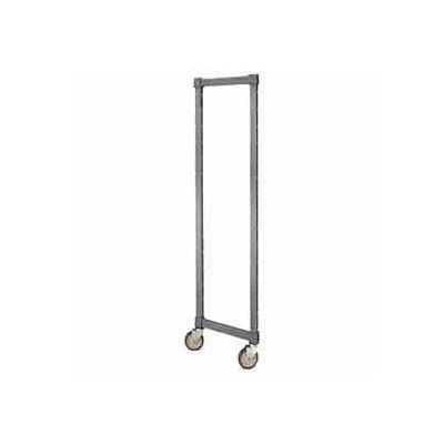 Camshelving® Elements Post Kit, for Mobile Unit, 21"W x 70"H Brushed Graphite