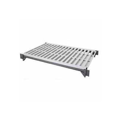 Camshelving® Elements Mobile Shelf Plate Kit, 21"W x 54"L, Vented, Brushed Graphite