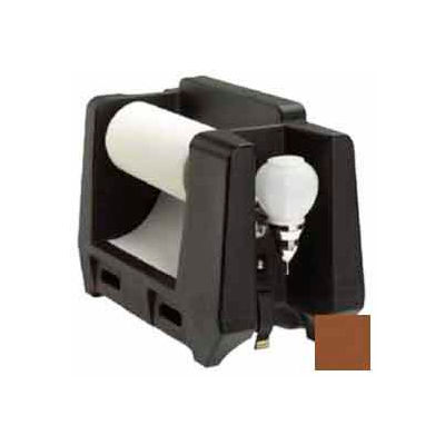 Handwash Station With Soap Dispenser & Paper Towel Roll Holder, Dark Brown