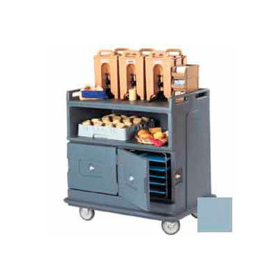 Cambro MDC24401 - Beverage Service Cart Recessed Top 44-1/2 x 30 x 44, Slate Blue