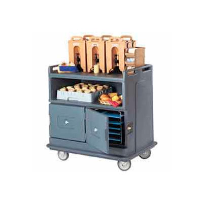 Cambro MDC24F191 - Beverage Service Cart Flat Top, 44-1/2 x 30 x 44, Granite Gray