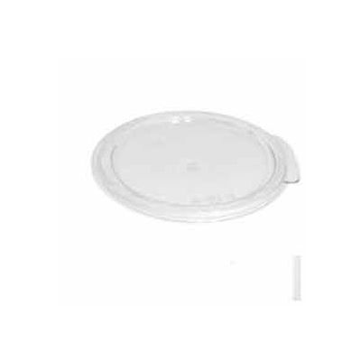 Cambro RFSCWC6135 - Camwear Cover For 6 And 8 Qt. Round Storage Container, Clear, Polycarbonate - Pkg Qty 12