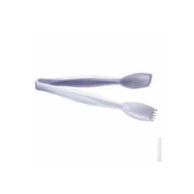 Cambro TGG6135 - Lugano™Tongs, 6", Easy-Grasp, Combines Fork And Spoon, Solid Color, Clear - Pkg Qty 12