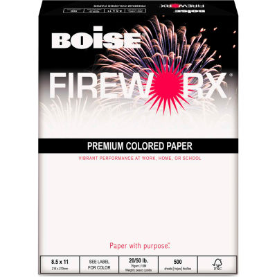 Colored Paper - Boise MP2201CY - Crackling Canary - 8-1/2" x 11" - 20 lbs. - 500 Sheets