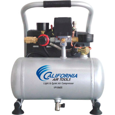 California Air Tools 1P1060S Light & Quiet .6 Hp 1.0 Gal. Portable Air Compressor