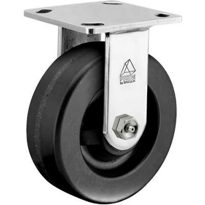 Bassick® Prism Stainless Steel Rigid Caster - Phenolic - 8" Dia.