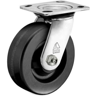 Bassick® Prism Stainless Steel Swivel Caster - Phenolic - 5" Dia.