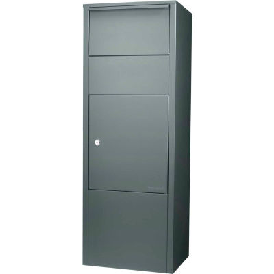 Barska® Parcel Drop Box, Front Access, 10-1/2"W x 15-2/5"D x 41-1/2"H - Black