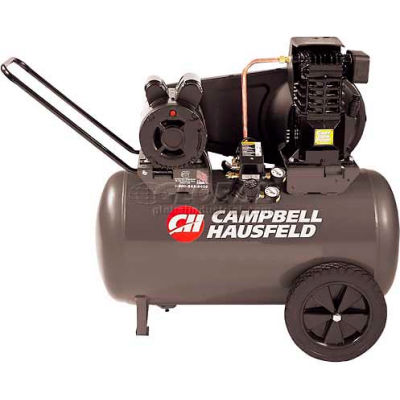 Campbell Hausfeld® VT6183, Portable Electric Air Compressor, 2 HP, 20 Gal, Horizontal, 5.5 CFM