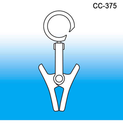 Clever Clip-Strip, White - Pkg Qty 100