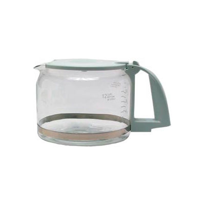 Classic Coffee Concepts GL220W - 12-Cup Glass Decanter, White Handle