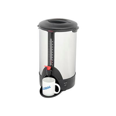 Classic Coffee Concepts SSU50 - Coffee Percolator / Urn, 50-Cup, Stainless Steel, 120V