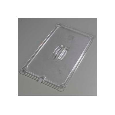 Carlisle 10211U07 - Topnotch® Universal Handled Notched Lid 20-3/4" x 12-3/4", Clear - Pkg Qty 6