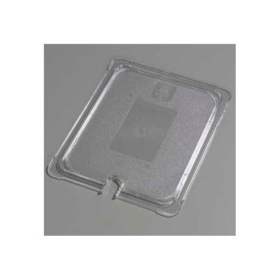 Carlisle 10237U07 - Topnotch® Universal Flat Notched Lid 12-3/4" x 10-3/8", Clear - Pkg Qty 6
