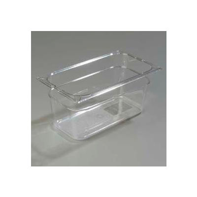 Carlisle 1026207 - Topnotch® 1/3 Size Food Pan, 6" Deep, Clear - Pkg Qty 6