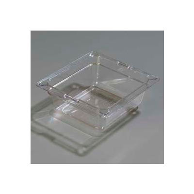Carlisle 1030007 - Topnotch® 1/6 Size Food Pan 6-25/32" x 6-3/8", Clear, 2.5" Deep - Pkg Qty 6