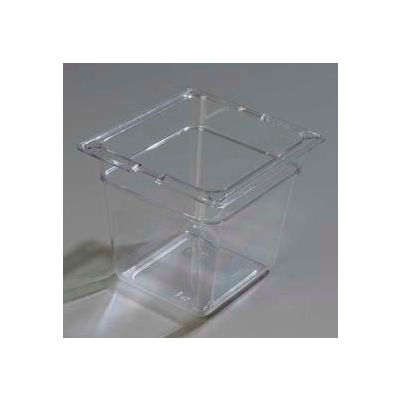 Carlisle 1030207 - Topnotch® 1/6 Size Food Pan 6-25/32" x 6-3/8", Clear - Pkg Qty 6