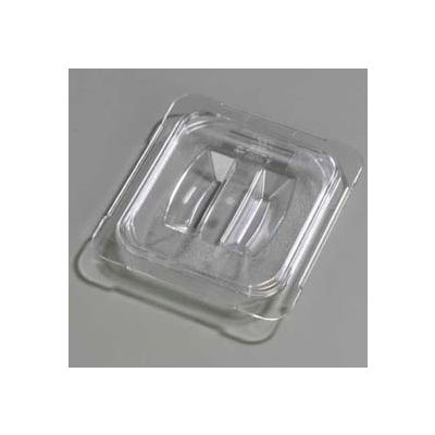 Carlisle 10310U07 - Topnotch® Universal Handled Lid 6-3/4" x 6-3/8", Clear - Pkg Qty 6