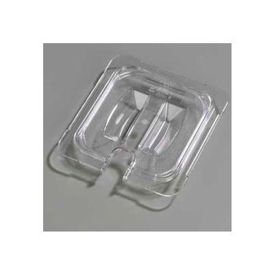 Carlisle 10311U07 - Topnotch® Universal Handled Notched Lid 6-3/4" x 6-3/8", Clear - Pkg Qty 6