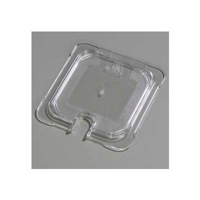Carlisle 10317U07 - Topnotch® Universal Flat Notched Lid 6-3/4" x 6-3/8", Clear - Pkg Qty 6