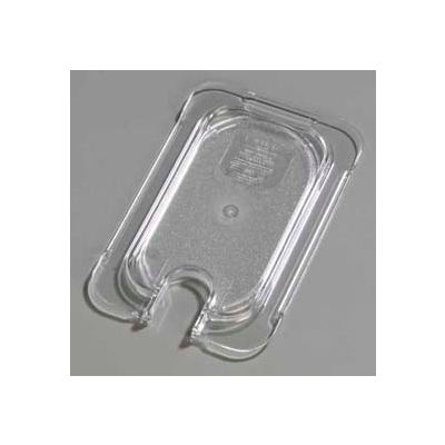 Carlisle 10337U07 - Topnotch® Universal Flat Notched Lid 6-3/4" x 4-1/4", Clear - Pkg Qty 6