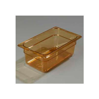 Carlisle 1046213 - Topnotch® One-Third Size Pan 12-3/4" x 7", Amber, 6" Deep - Pkg Qty 6