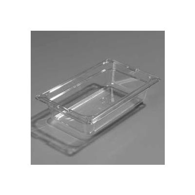 Carlisle 1048003 - Topnotch® One-Quarter Size Pan 10-1/4" x 6-3/8", Black - Pkg Qty 6