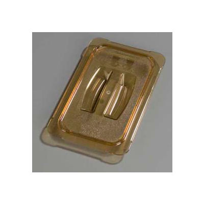 Carlisle 10490U13 - Topnotch® Universal Handled Lid 10-1/4" x 6-3/8", Amber - Pkg Qty 6