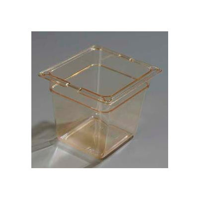 Carlisle 1050213 - Topnotch® 1/6 Size Pan 6-25/32" x 6-3/8", Amber - Pkg Qty 6
