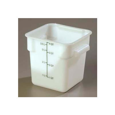 Carlisle 1073102 - Storplus™ Container 4 Qt., White - Pkg Qty 6