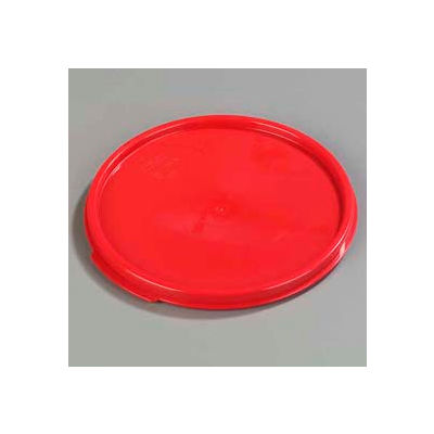 Carlisle 1077205 - Storplus™ 6-8 Qt. Round Lid, Red - Pkg Qty 12
