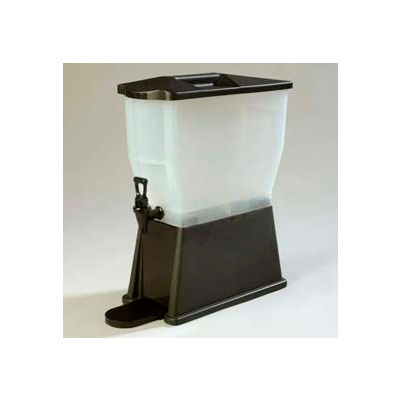 Carlisle 1085403 - Trimline Premium Beverage Server, 3 Gallon, Single Base, Rectangular, Black