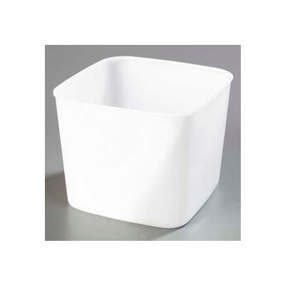 Carlisle 155602 - Storplus™ Square Food Storage Container 6 Qt., White - Pkg Qty 12
