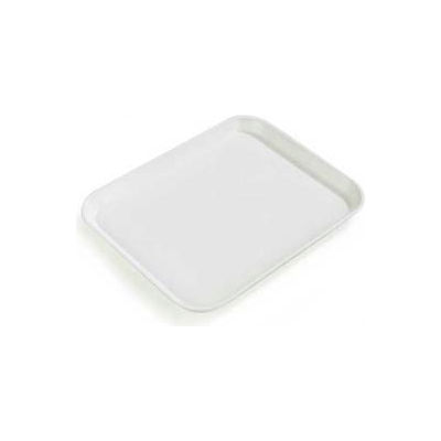 Carlisle 1612FG001 - Glasteel™ Solid Rectangular Tray 16-3/8", 12", 3/4", Bone White - Pkg Qty 12