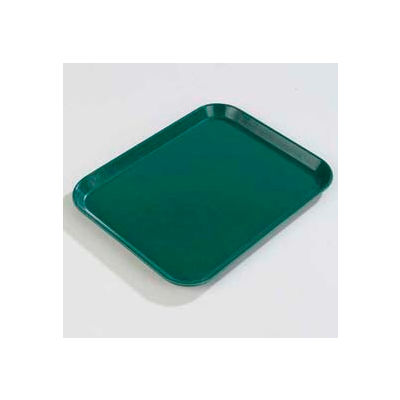 Carlisle 1814FG010 - Glasteel™ Solid Rectangular Tray 18", 14", 3/4", Forest Green - Pkg Qty 12