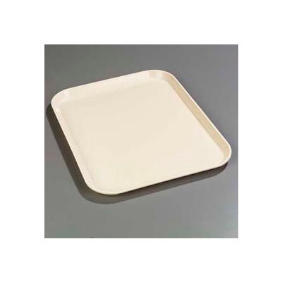 Carlisle 1814FG022 - Glasteel™ Solid Rectangular Tray 18", 14", 3/4", Ivory - Pkg Qty 12