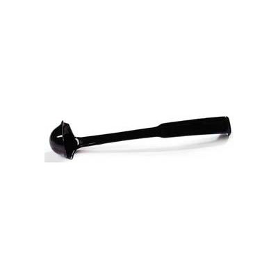 Carlisle 024003 - Ladle, 10-1/2", 3/4 Oz., Plain Handle, Spout On Each Side, Black - Pkg Qty 48